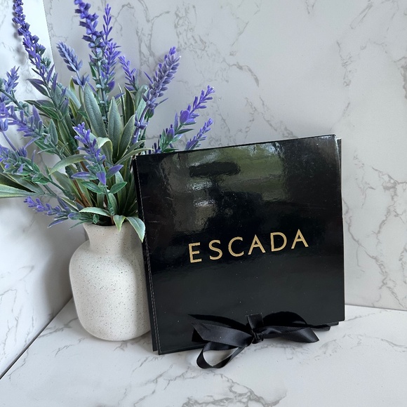 Escada 100% Silk Sheer Scarf - Picture 7 of 8